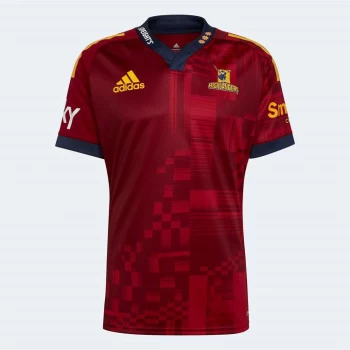 adidas Highlanders Away Shirt 2022 - Burg/Navy/Gold