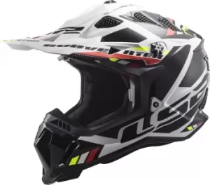 LS2 MX700 Subverter Evo Stomp Motocross Helmet, black-white, Size 2XL, black-white, Size 2XL