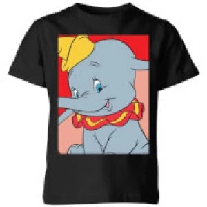 Dumbo Portrait Kids T-Shirt - Black - 9-10 Years
