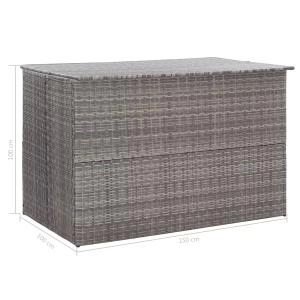 Rattan Storage Box with Cover N17477 Garden & Outdoor