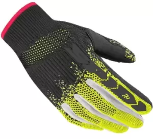 Spidi X-Knit Motorcycle Gloves, black-yellow, Size XL, black-yellow, Size XL