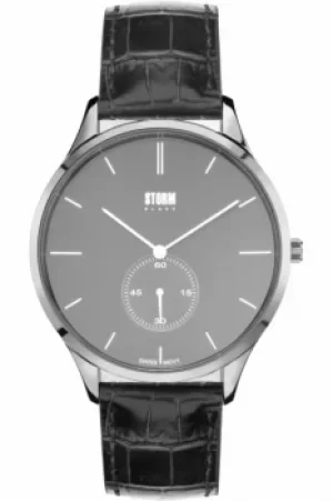 Mens STORM BLACK Trigma Watch TRIGMA-SILVER