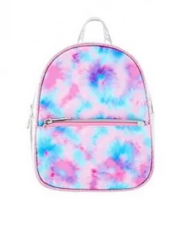 Accessorize Girls Tie Dye Printed Backpack - Multi