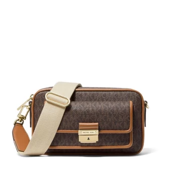 Michael Kors Bradshaw Signature Medium Camera Bag - Brn/Acorn 252