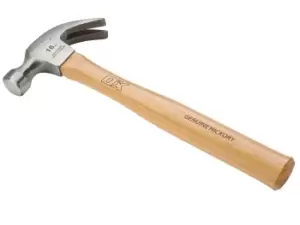 OX Tools OX-T085116 16oz Trade Hickory Handle Claw Hammer