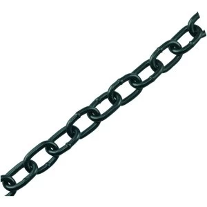 Wickes Black Zinc Plated Steel Welded Chain 5 x 21 x 2000mm