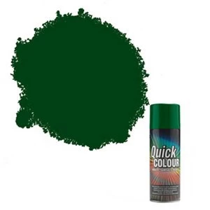 Rust-Oleum Quick colour Green Gloss Multi-surface Spray Paint 400ml