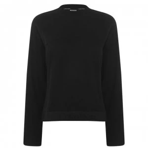 Calvin Klein Tonal Logo Sweatshirt - BLACK