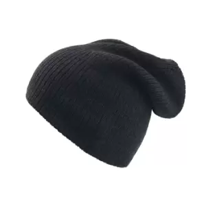 Atlantis Brad Slouch Beanie (One Size) (Black Melange)