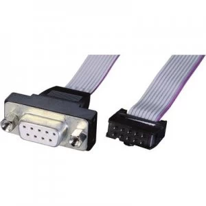 Series Parallel Cable 1x D SUB socket 9 pin 1x 10 pin socket strip 0.26 m