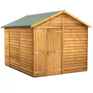 Power 10x8 Overlap Apex No Window Double Door Shed