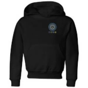 Crystal Maze Crystal Pocket Kids Hoodie - Black - 3-4 Years