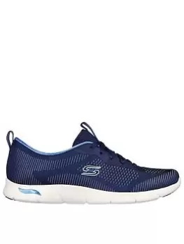 Skechers Arch Fit Refine Trainers, Navy, Size 4, Women