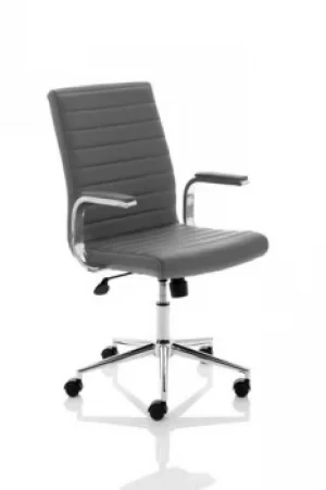 Ezra Executive Leather Chair Grey EX000245