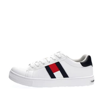 TOMMY HILFIGER Sneakers White Pelle - Leather