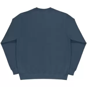 SG Mens Long Sleeve Crew Neck Sweatshirt Top (S) (Denim)