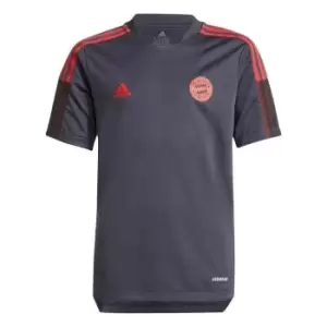 adidas Bayern Munich Training Shirt 2021 2022 Junior - Grey