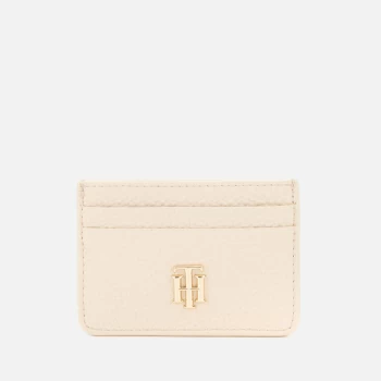 Tommy Hilfiger Womens TH Soft Credit Card Holder - Classic Beige