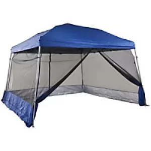 OutSunny Folding Gazebo Blue 2600 x 3600 x 3600 mm