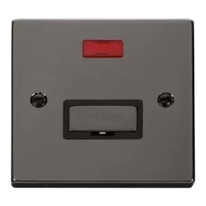 Click Scolmore Deco Ingot 13A Neon Fused Spur Unit - VPBN753BK