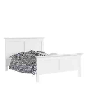 Paris Double Bed, white