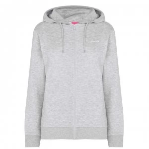 LA Gear Full Zip Hoody Ladies - Grey Marl