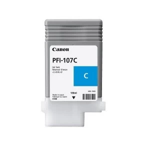 Canon PFI107 Cyan Ink Cartridge