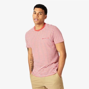 Jack Wills Jeswick Stripe T-Shirt - Red