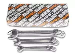 Beta Tools 42INOX AS/S9 9pc INOX Stainless Steel AF Combination Spanner Set -Box