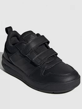 adidas Kids Unisex Tensaur Trainer - Triple Black, Triple Black, Size 4