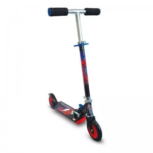 Marvel Comics Spider-Man Foldable Kids 2 Wheel Scooter