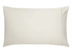 Bedeck of Belfast Natural Egyptian Cotton Sateen 600 Thread Count Fine Linens 'Mansa' Oxford Pillow Case