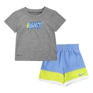 Nike Colour Block Short Set Junior Boys - Blue