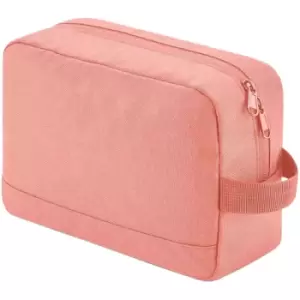 Unisex Adult Essentials Recycled Toiletry Bag (One Size) (Blush Pink) - Bagbase