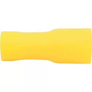 6.30MM Fully Insulated Yellow Female Push-on (100)