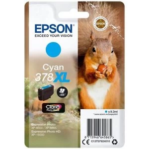 Epson Squirrel 378XL Cyan Ink Cartridge