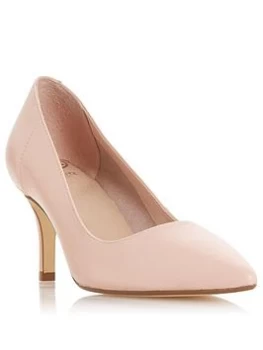 Dune London Andina Pointed Kitten Heeled Shoe - Blush, Nude, Size 6, Women