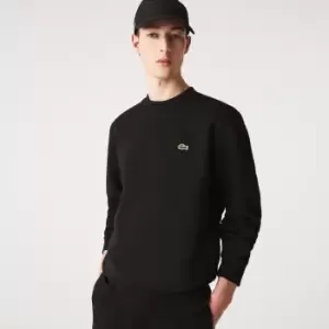 Mens Lacoste Organic Brushed Cotton Sweatshirt Size 11 - 6XL Black