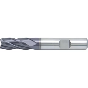 Swisstech - 6MM HSS-Cobalt Weldon 45DEG High Helix End Mill