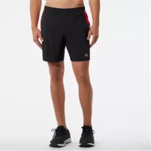 New Balance Accelerate 7" Mens Short - Black