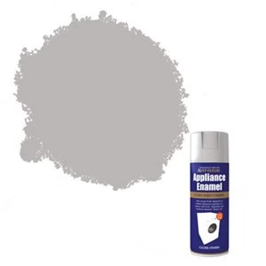 Rust-Oleum Appliance enamel Gloss Stainless steel effect Spray Paint 400ml