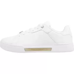 Tommy Hilfiger Court Sneaker Golden Th - White