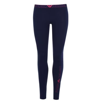 Emporio Armani Logo Leggings - Blue