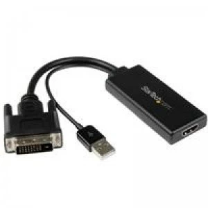 StarTech DVI To HDMI Video Adapter With USB Power And Audio - 1080p