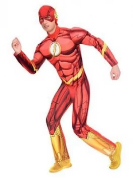 The Flash Mens Costume, One Colour, Size XL, Men