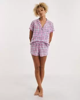 Boux Avenue Check Shortie PJ in a Bag