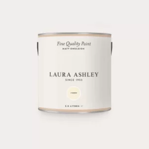 Laura Ashley Matt Emulsion Paint Ivory 2.5L