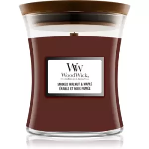 Woodwick Smoked Walnut & Maple Scented Candle 85g