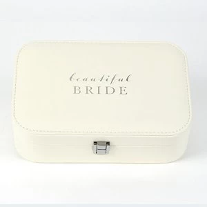 Amore By Juliana Leatherette Jewellery Box- Beautiful Bride