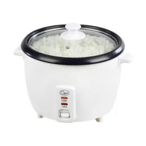 Quest 35550 1.8L Rice Cooker with Non-Stick Bowl, Measuring Cup and Keep Warm Function - White